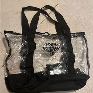 Black Diamond Clear Tote Bag
